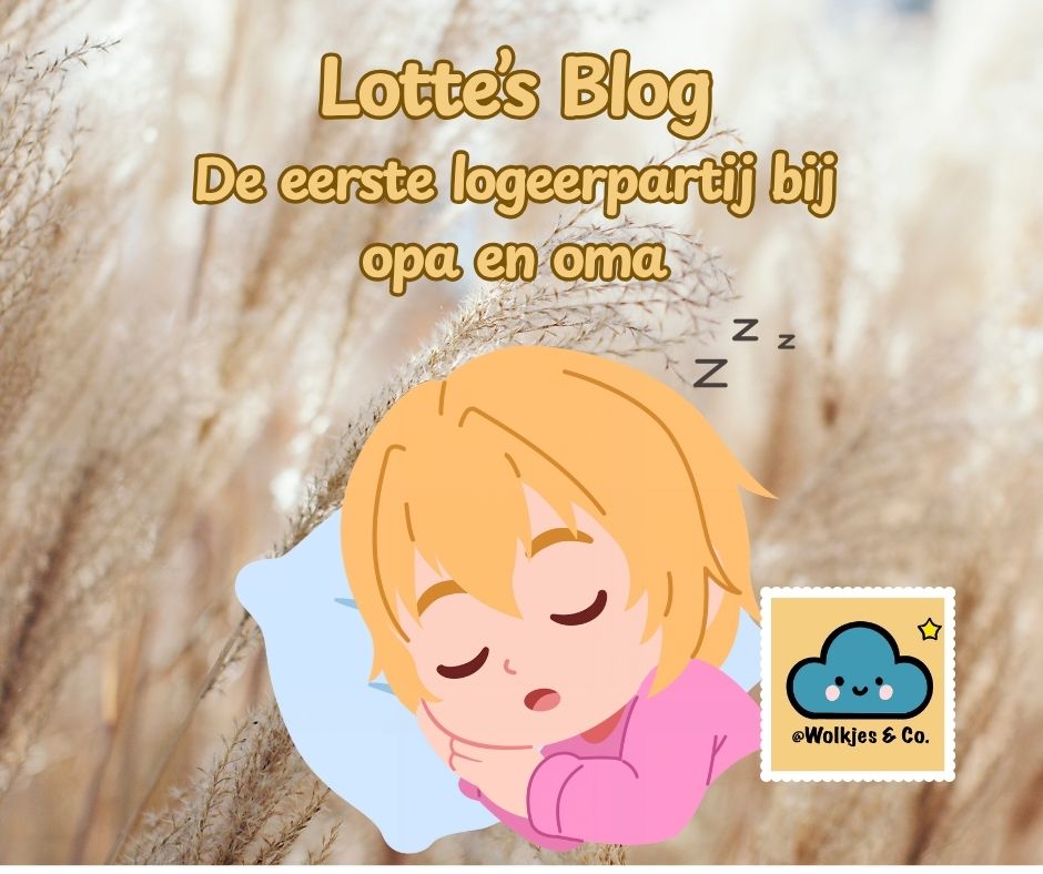 De eerste logeerpartij bij opa en oma